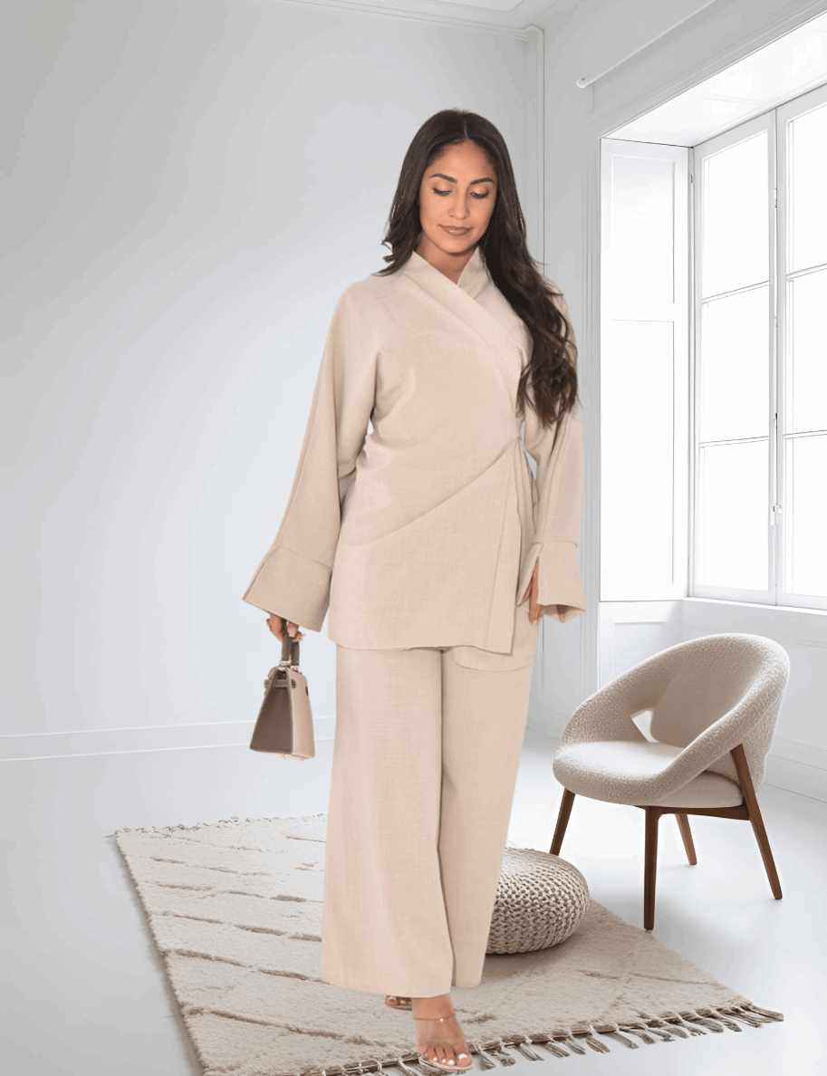 Asymmetrical 2-piece set