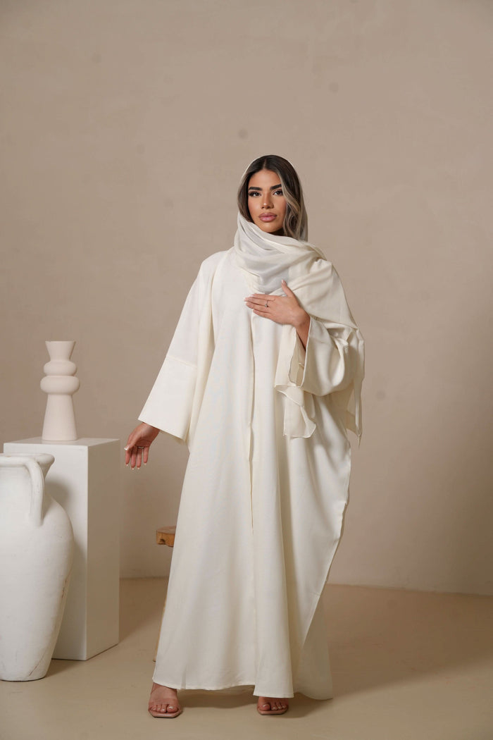 Pleated Geometric Abaya