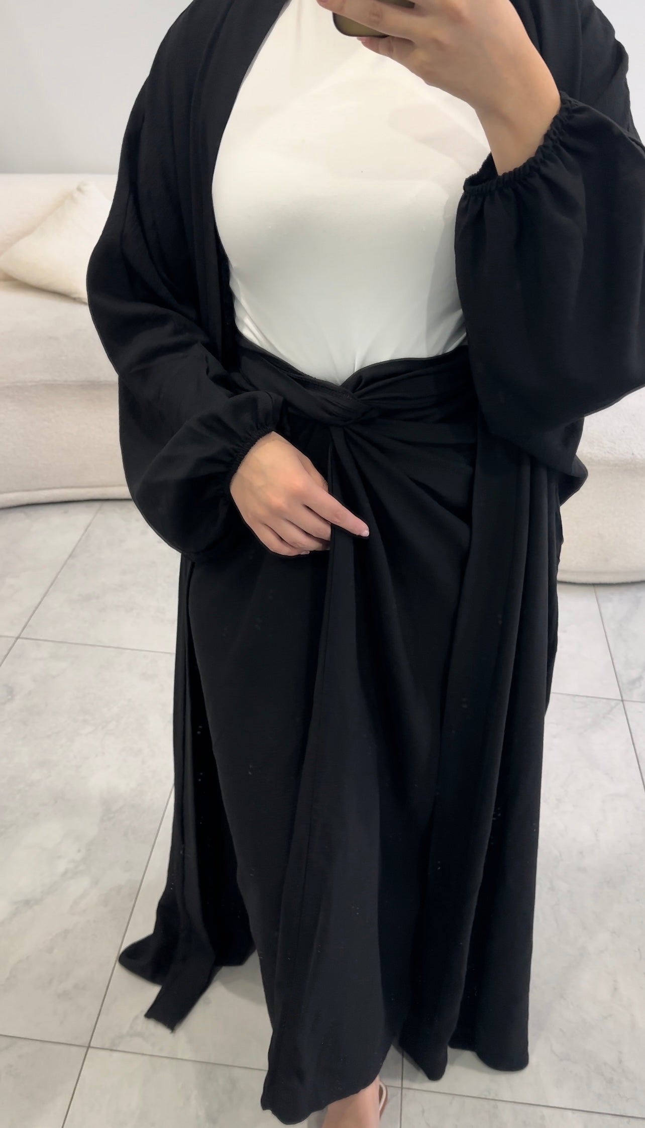 Petal Skirt/Abaya Set
