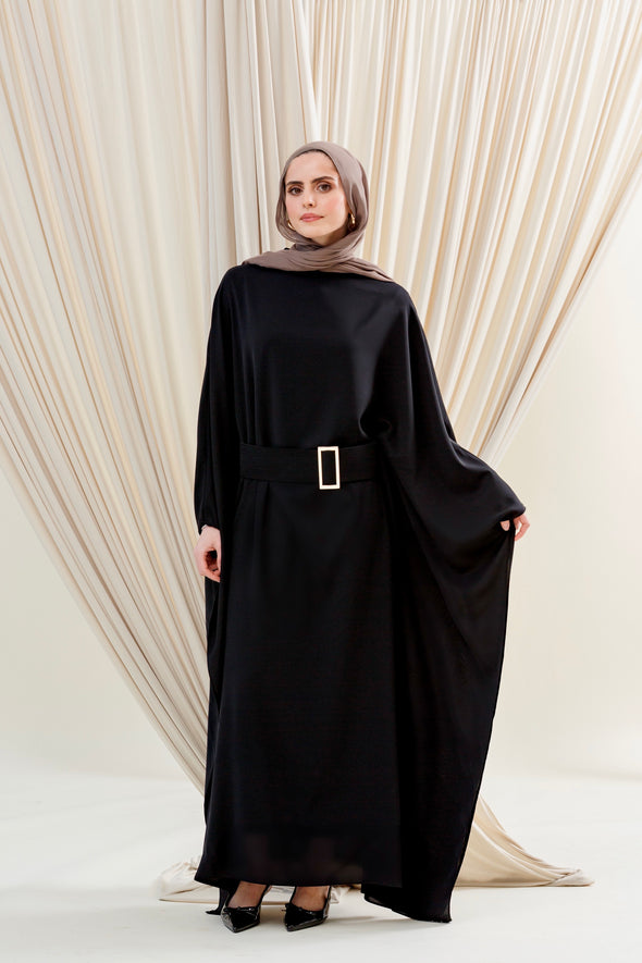 White Cape Top and Skirt Set