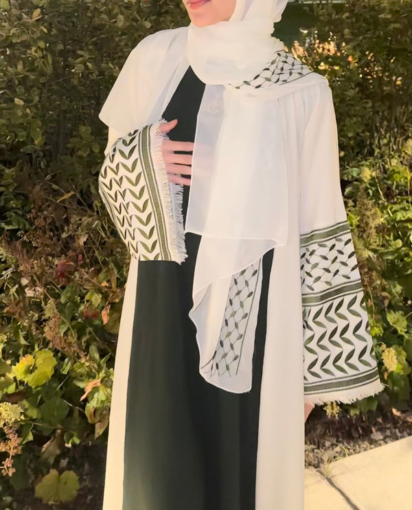 Open Abaya with Matching Shayla