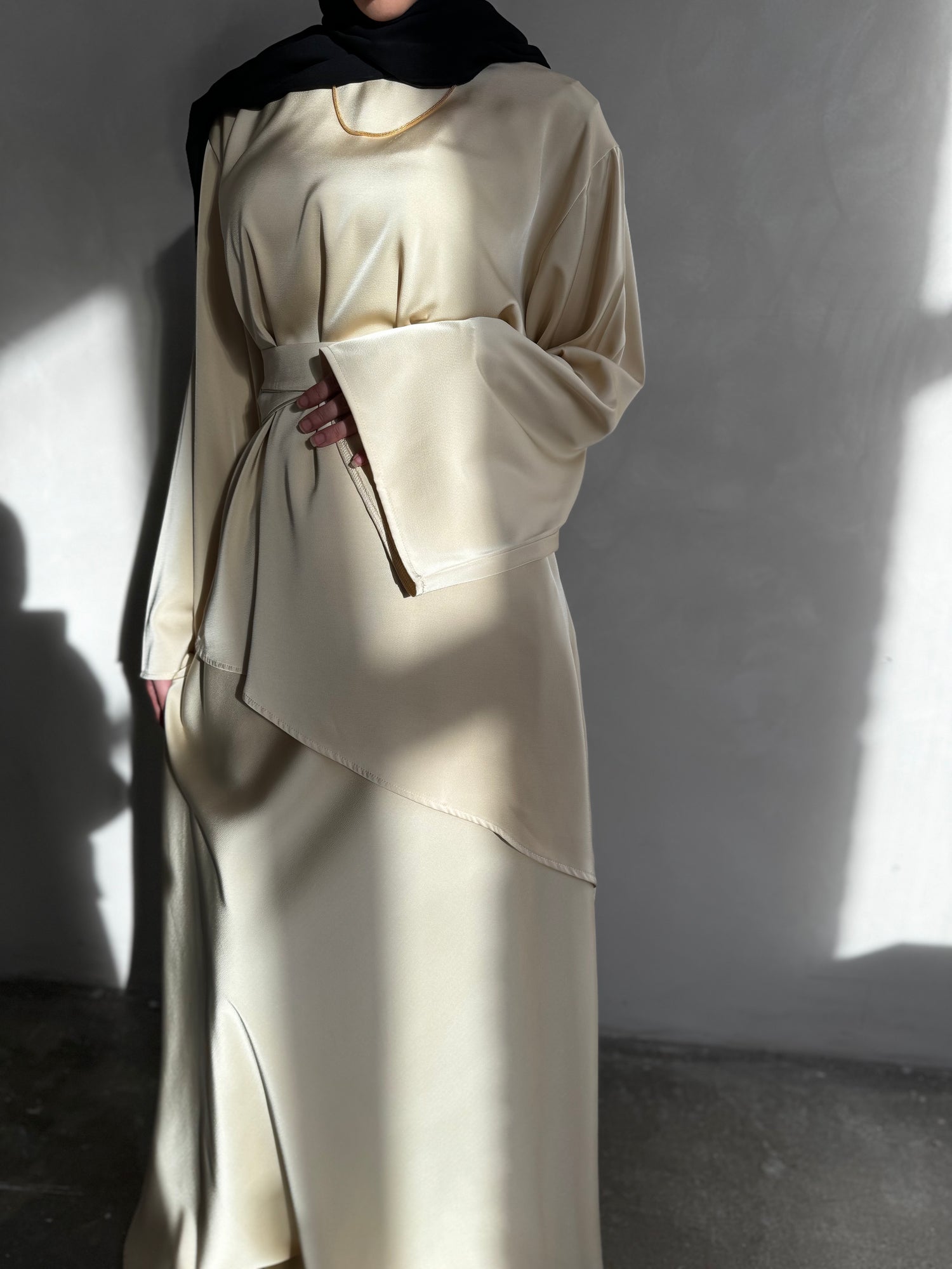 Sahra Crinkled Linen 2pc Set