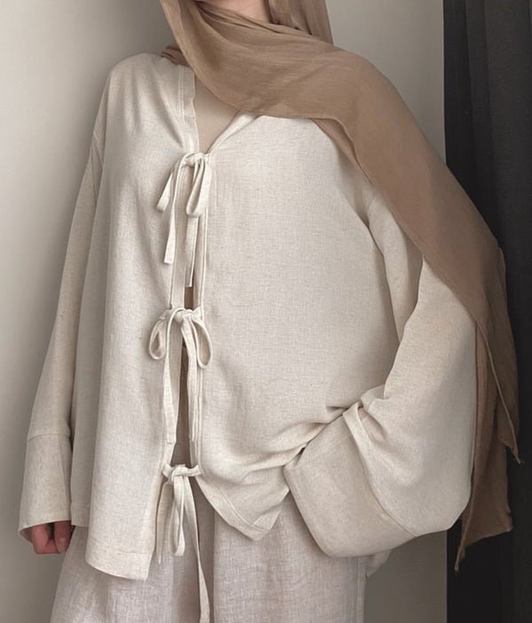 Semra Top & Pant Set - Linen