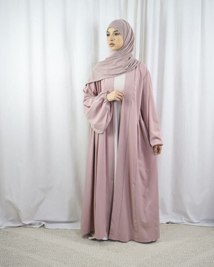 Kimono Puff Sleeves Nidah Dusty Pink