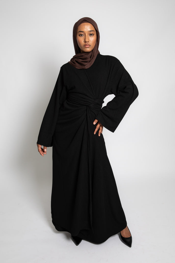 ZIYA Knitted Tie Up Dress